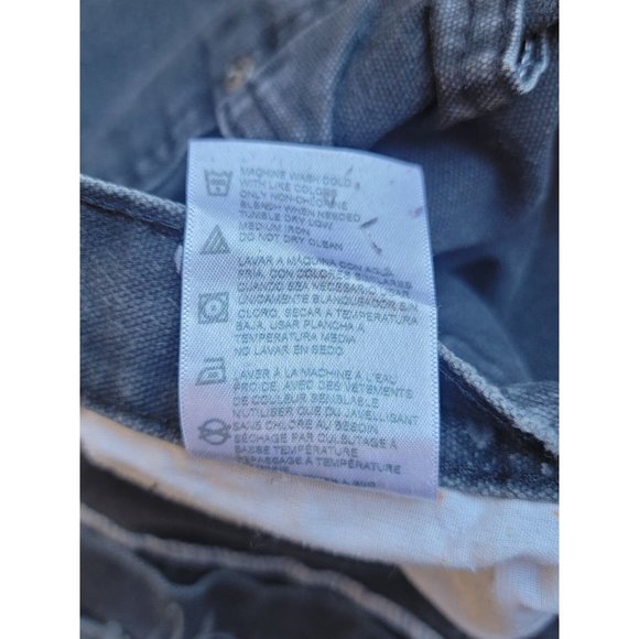 Dickies Faded Black Carpenter Utility Pocket Men’s 42x30 Denim Workwear Jeans - Picture 7 of 10